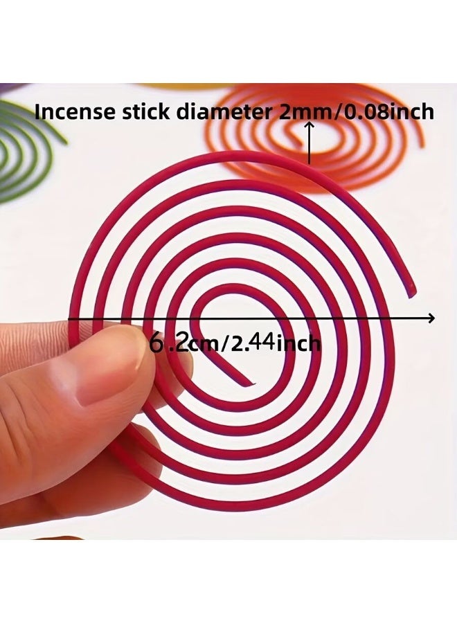 Incense Coils|Sandalwood,Agarwood,Oud,Bakhoor,Jasmine,Lavender,Sage, Rose |Home Fragrance.Yoga,Meditation,Ralaxing, Festival. 39 pieces (Coils-Rose) - Image 3